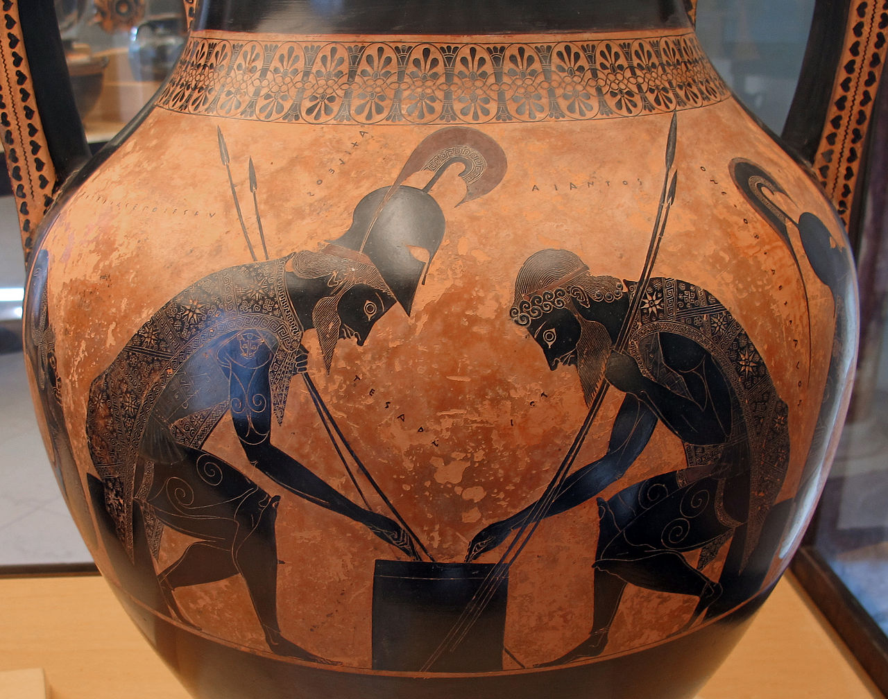 Achilles and Ajax playing dice