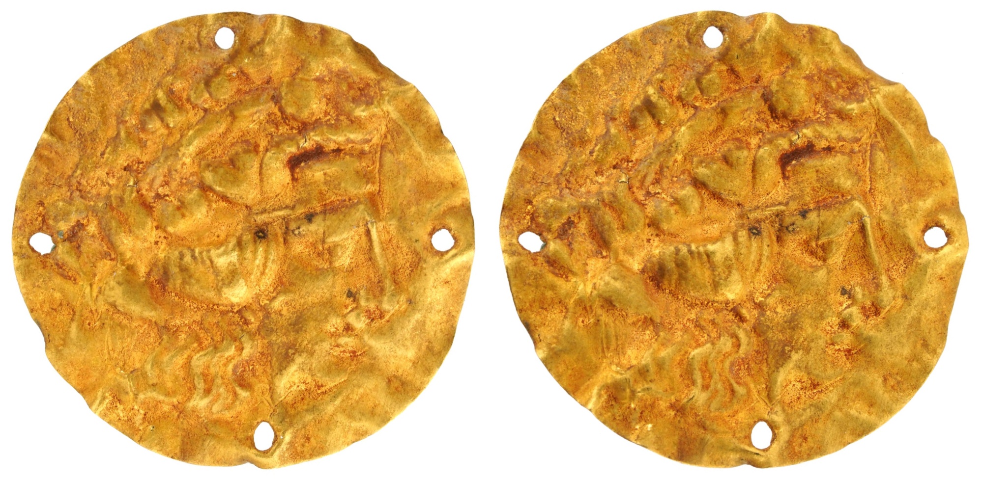 gold decoration, uncertain matrix